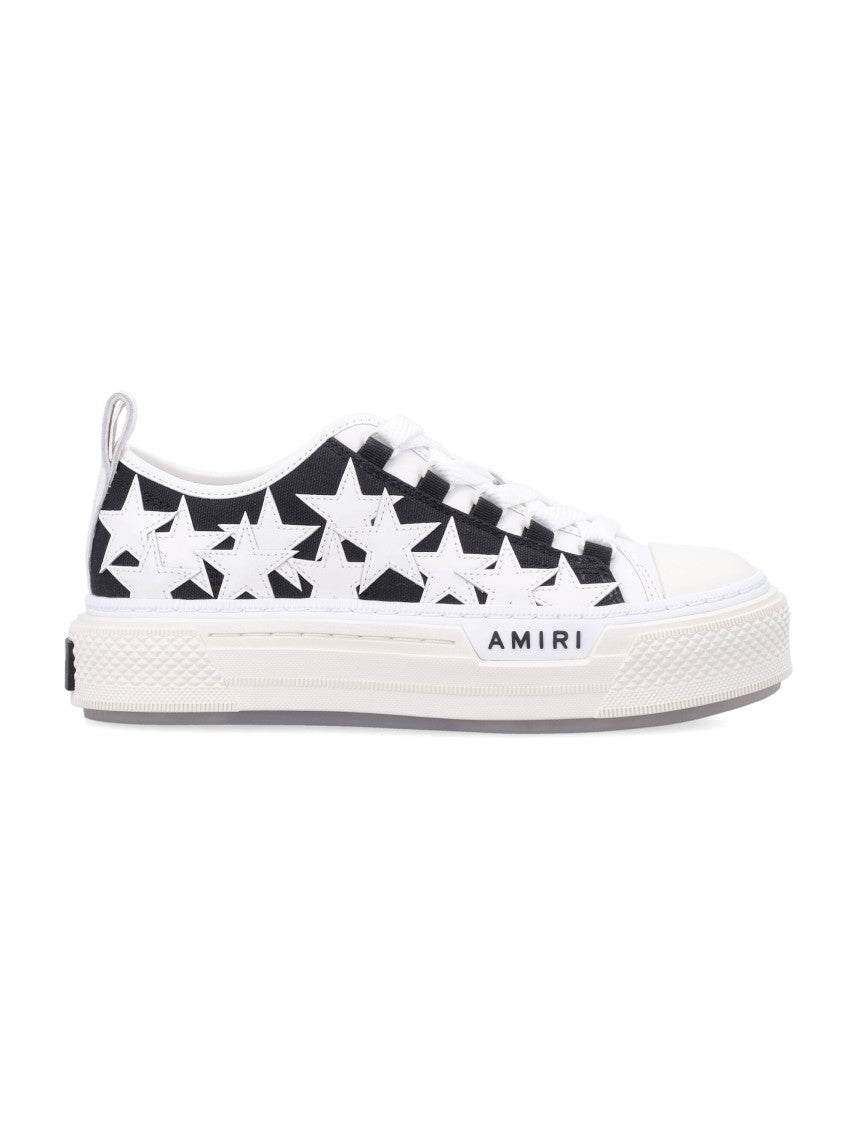 Amiri Stars Court Low Star-Appliquéd Low-Top Sneakers