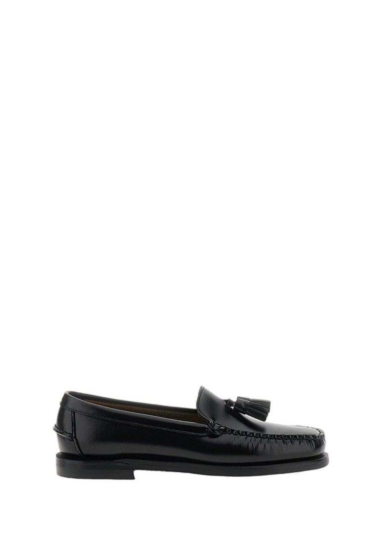 Sebago Black Will Classic Leather Tassel Loafers