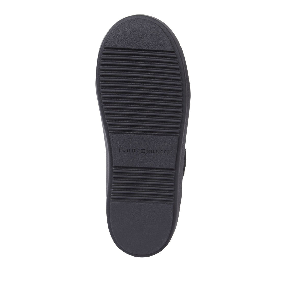 Tommy Hilfiger Black Textured Lace-Up Winter Boots