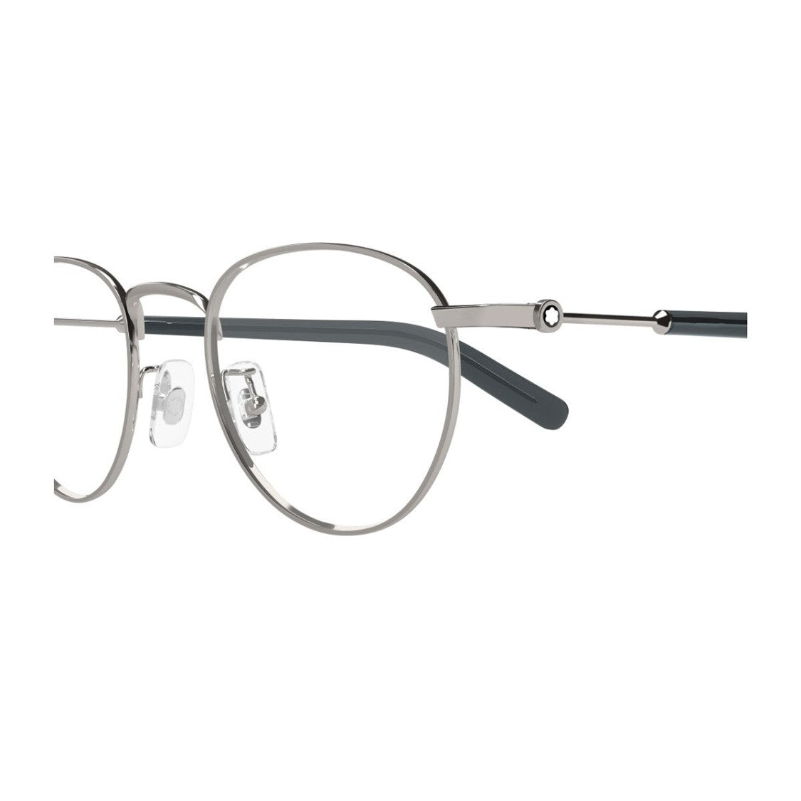 Montblanc Silver Mb0423o Metal-Blend Phantos Sunglasses