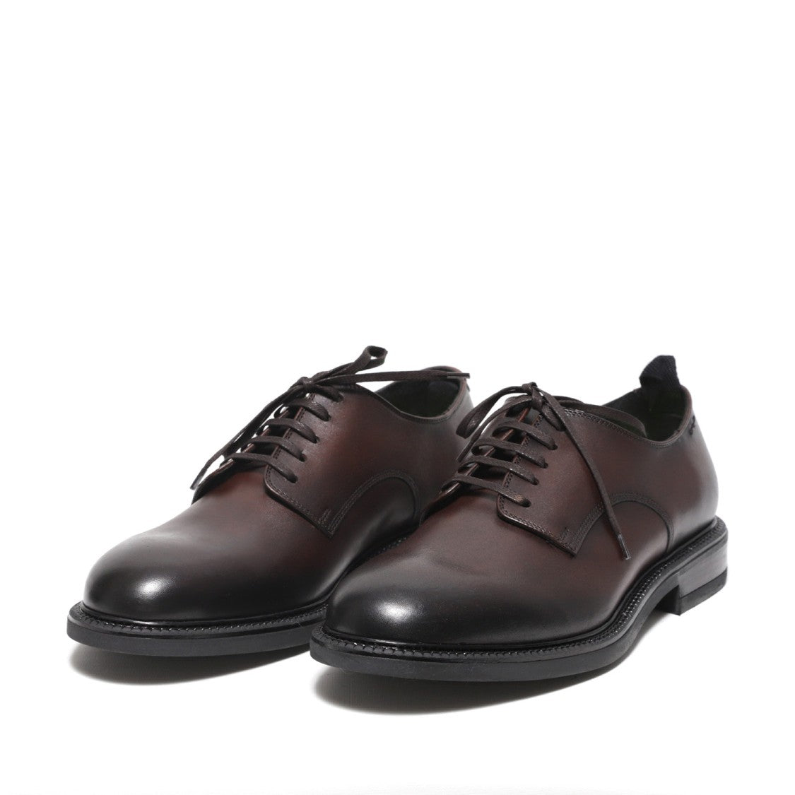 Alexander Hotto Derby In Soft Dark Brown Leather