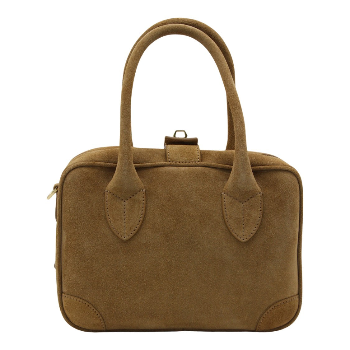 Golden Goose Structured Camel-Colored Bag
