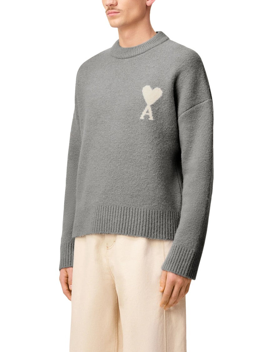 Ami Textured Knit Sweater