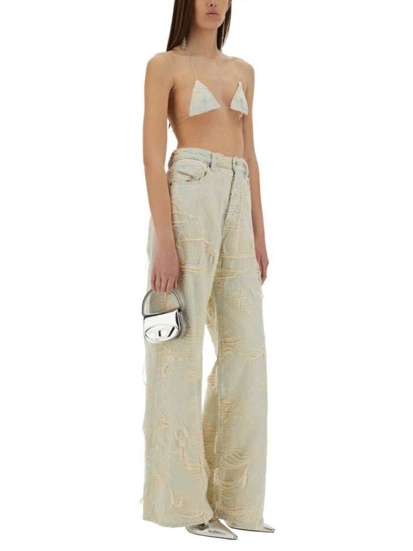 Diesel Jacquard Denim Top