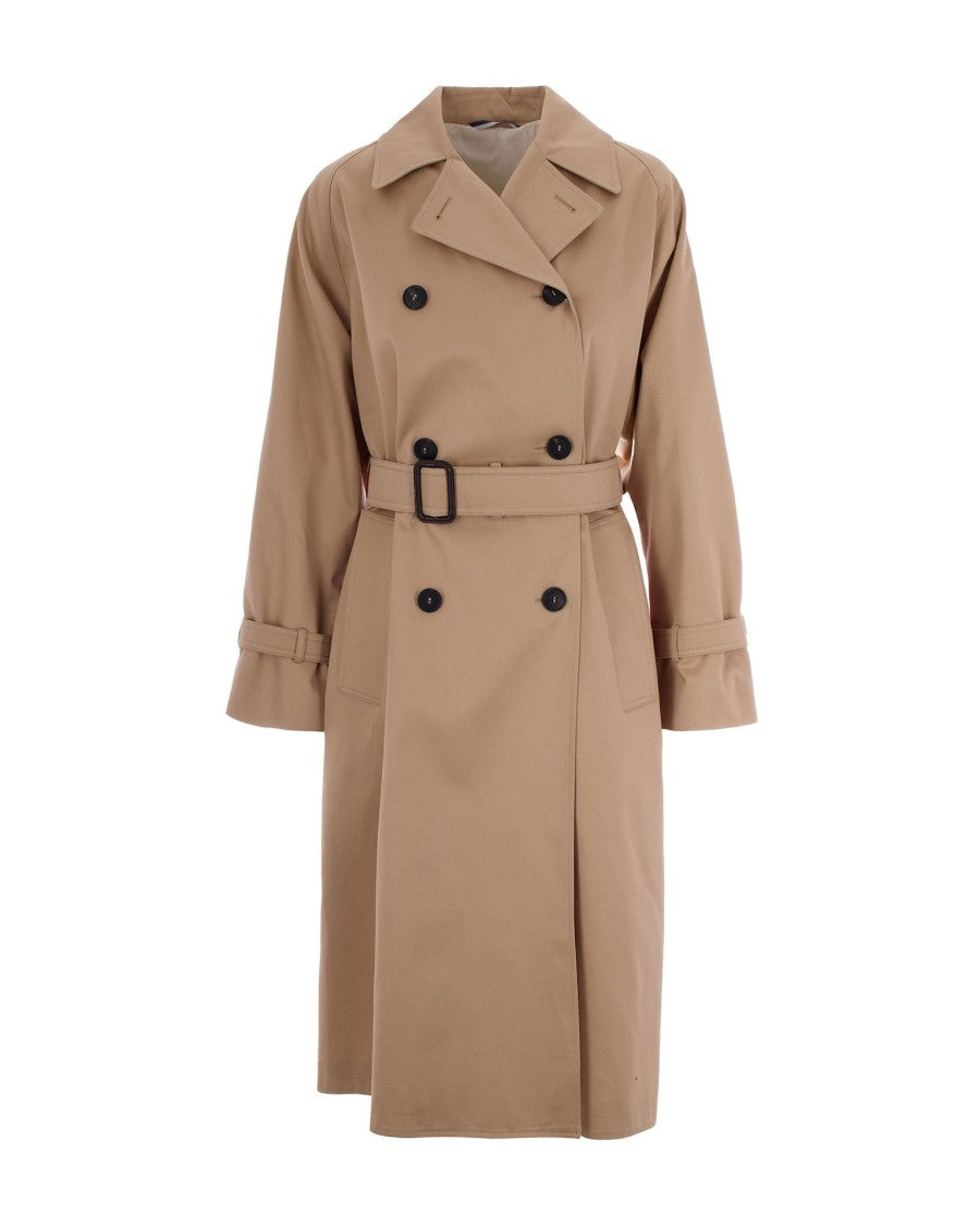 Max Mara Printed Gabardine Trench Coat