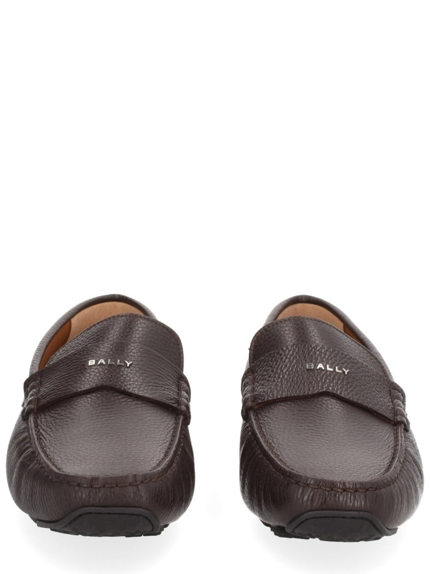 Bally Driver Pilot Brown Calf Leather Loafers