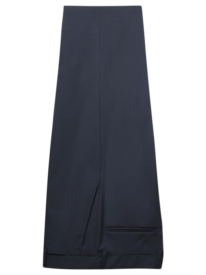 Lardini Micro-Textured Blue Suit With Tailored Fit