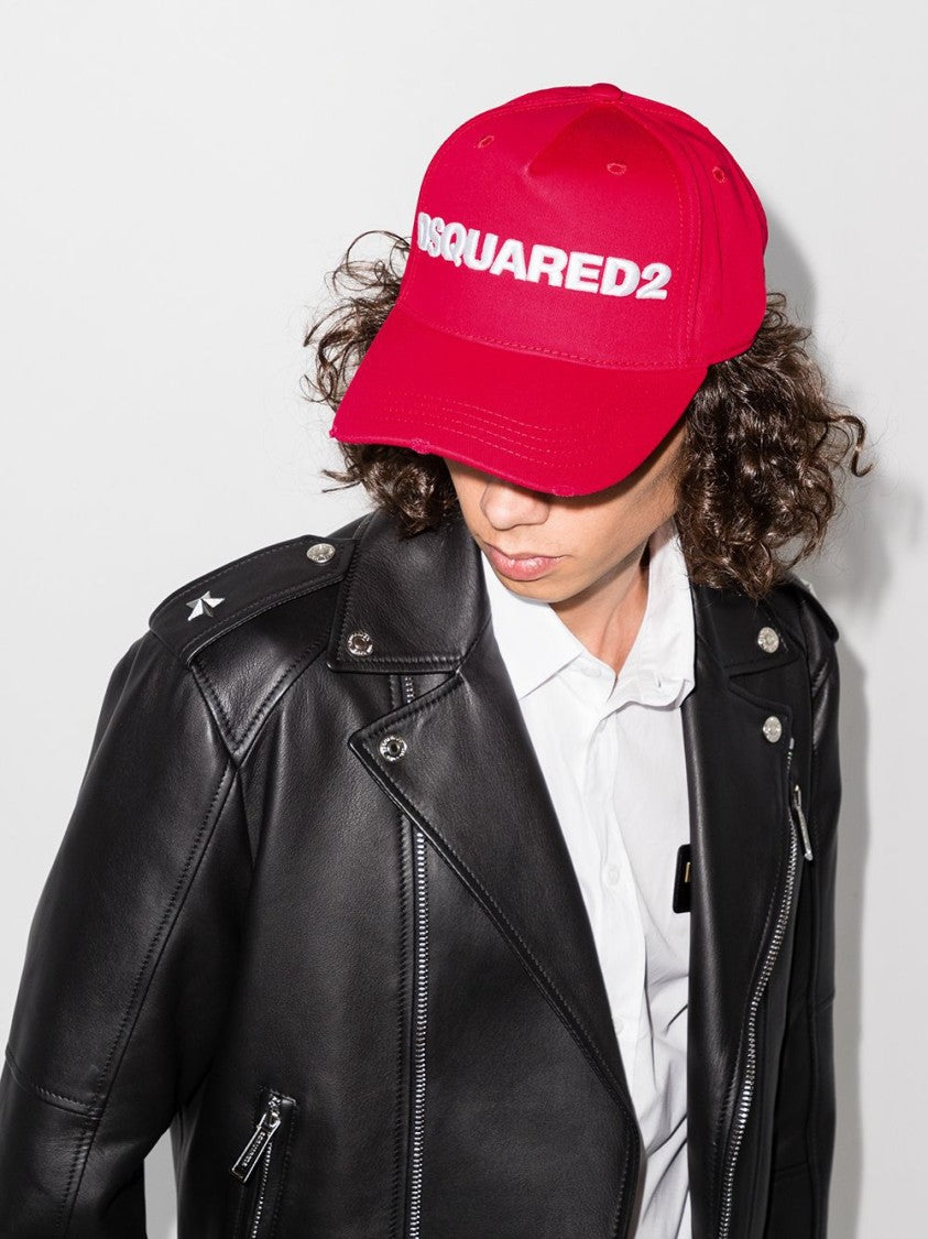 Dsquared2 Cotton Logo Baseball Cap
