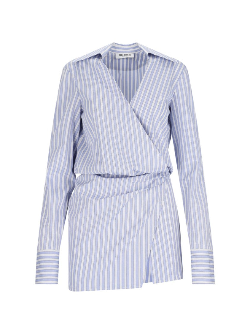 The Attico "Mini Chemisier" Dress – Blue