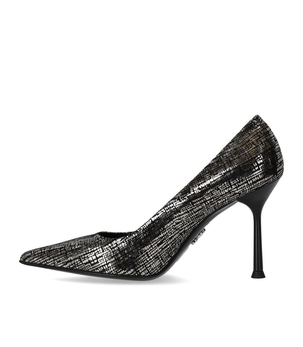 Sergio Levantesi Musa Black Silver Pump