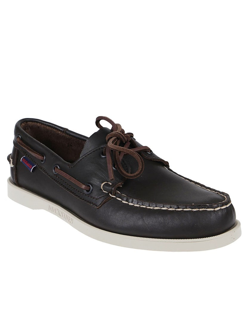 Sebago Portland Docksides Black Moccasin Loafers
