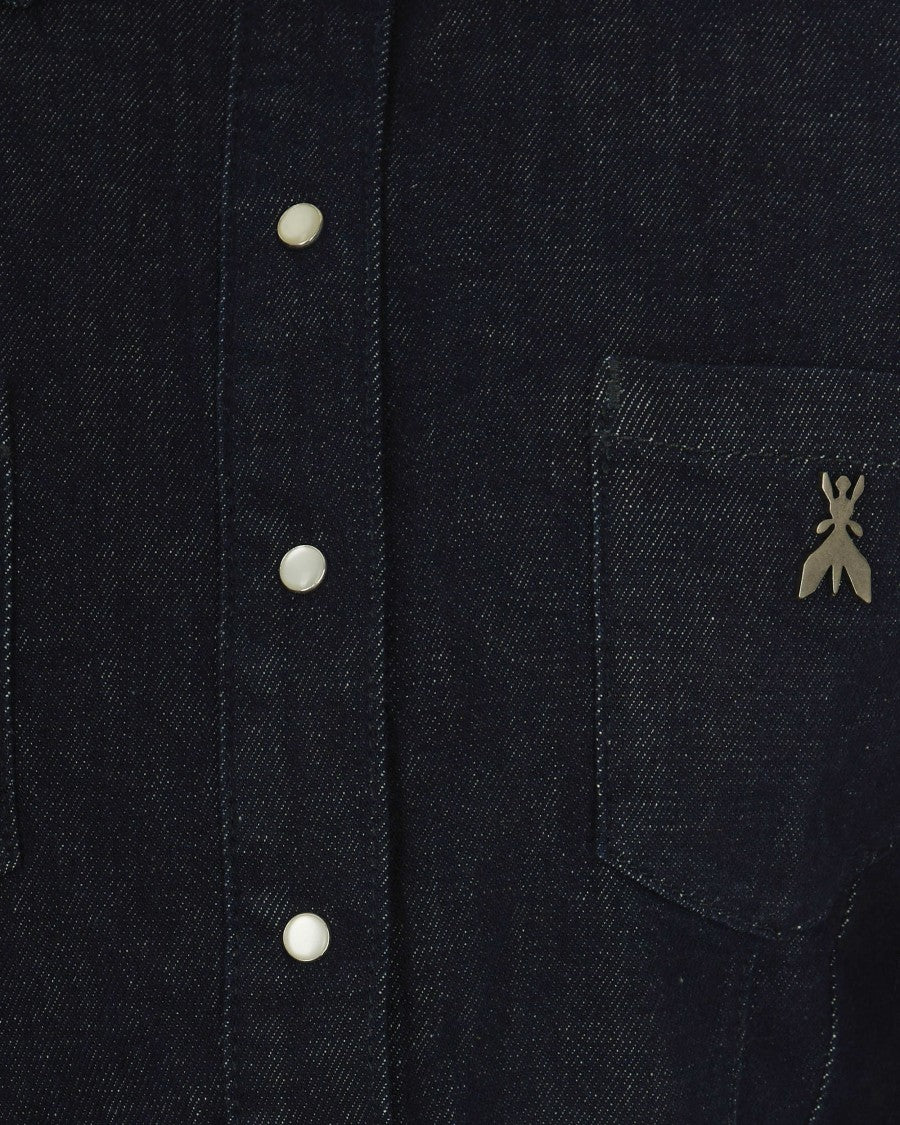 Patrizia Pepe Blue Denim Shirt