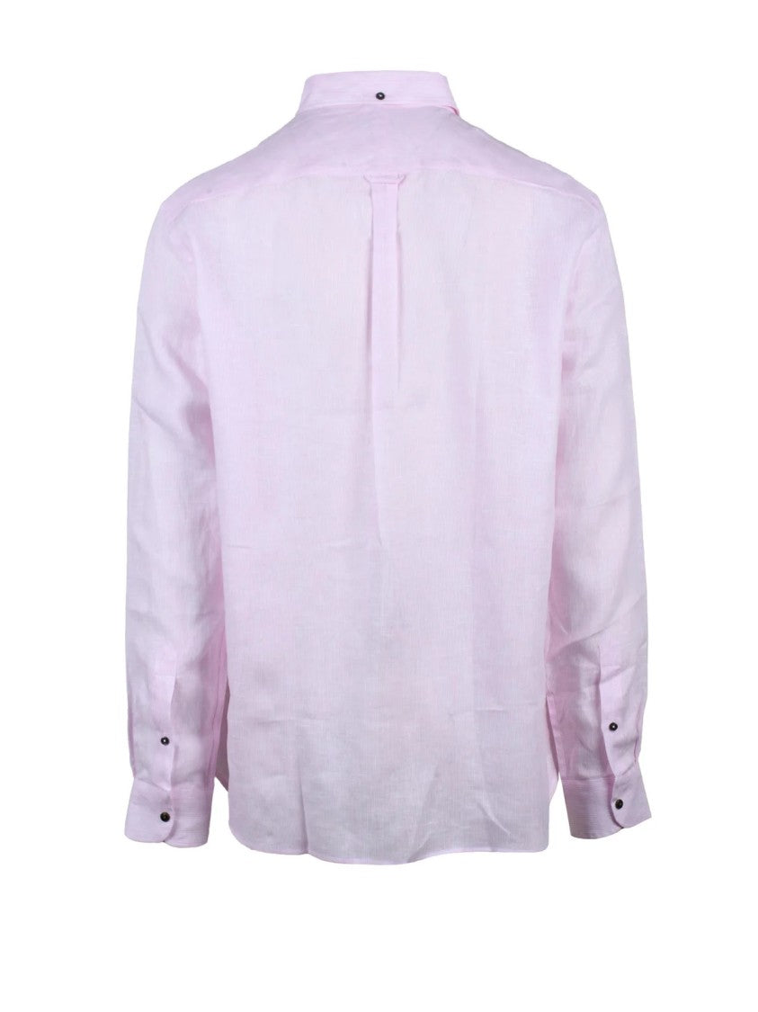 Deuxieme Pink Linen Shirt