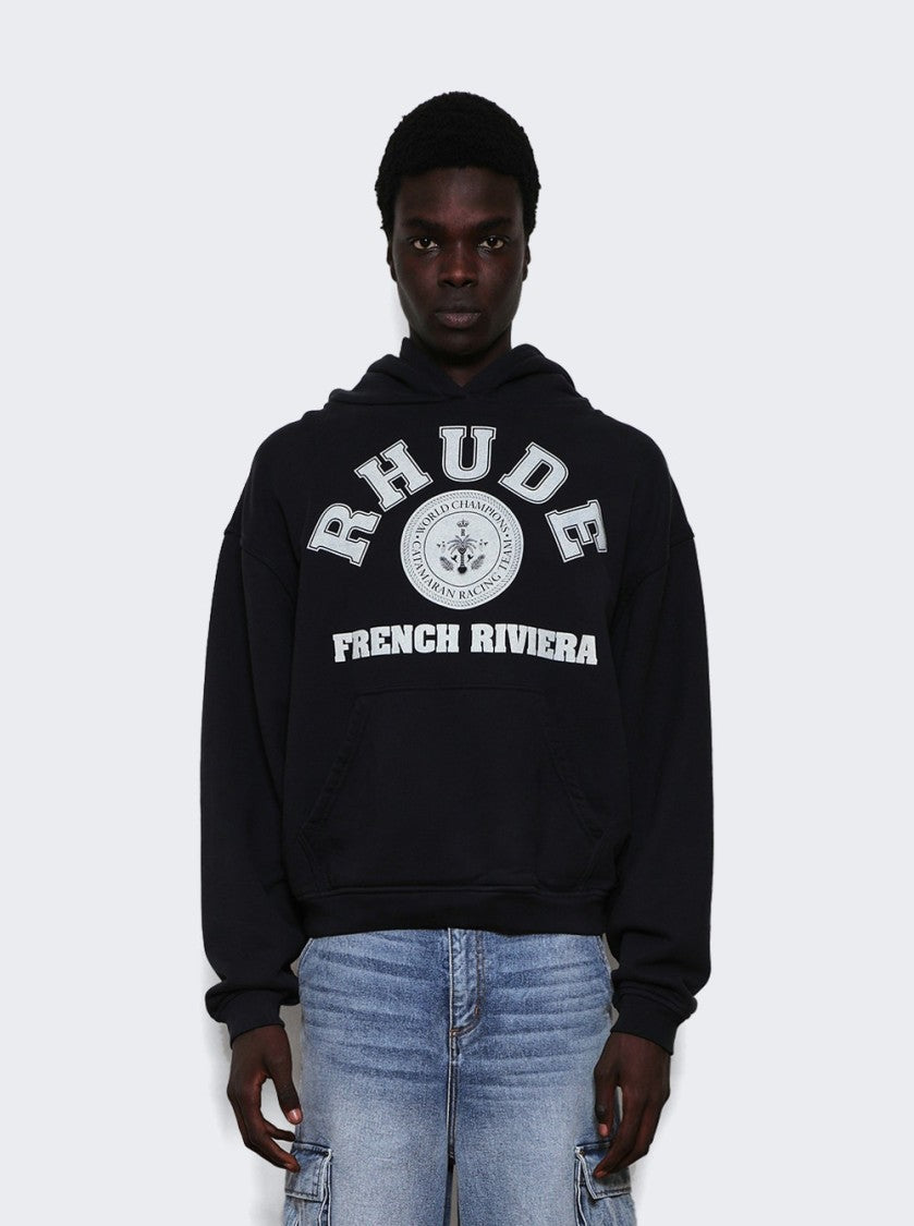 Rhude French Riviera Hoodie Vintage Black