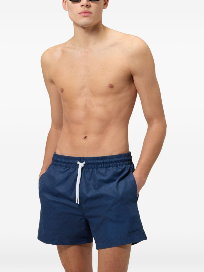 Missoni Mid-Length Zigzag Pattern Shorts