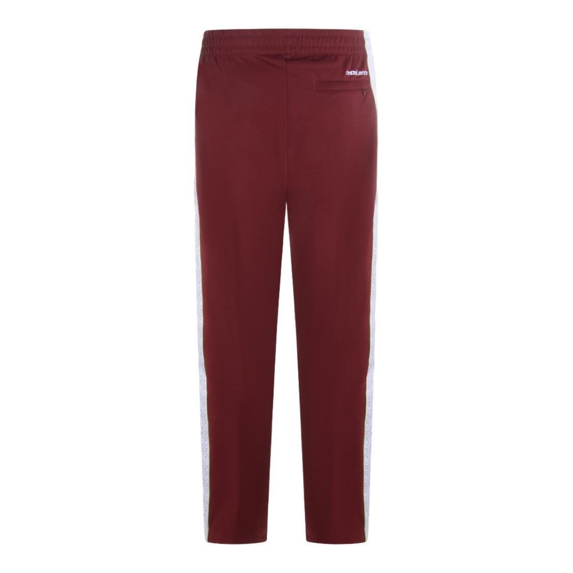 Casablanca Bordeaux Straight-Leg Trousers