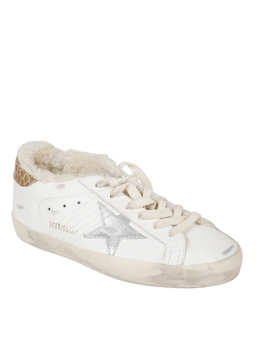 Golden Goose Low-Top Sneakers With Metallic Star Accents