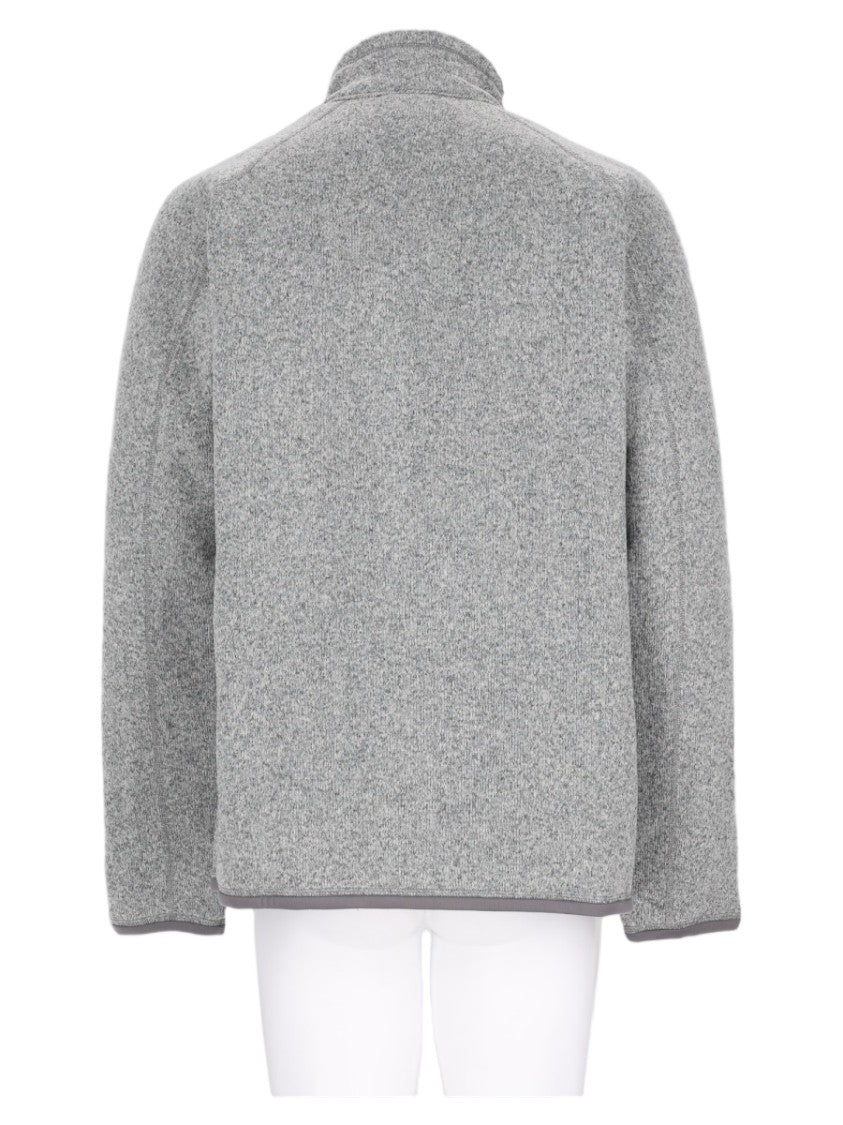 Patagonia Heathered Grey Sports Jacket With Minimalist Design