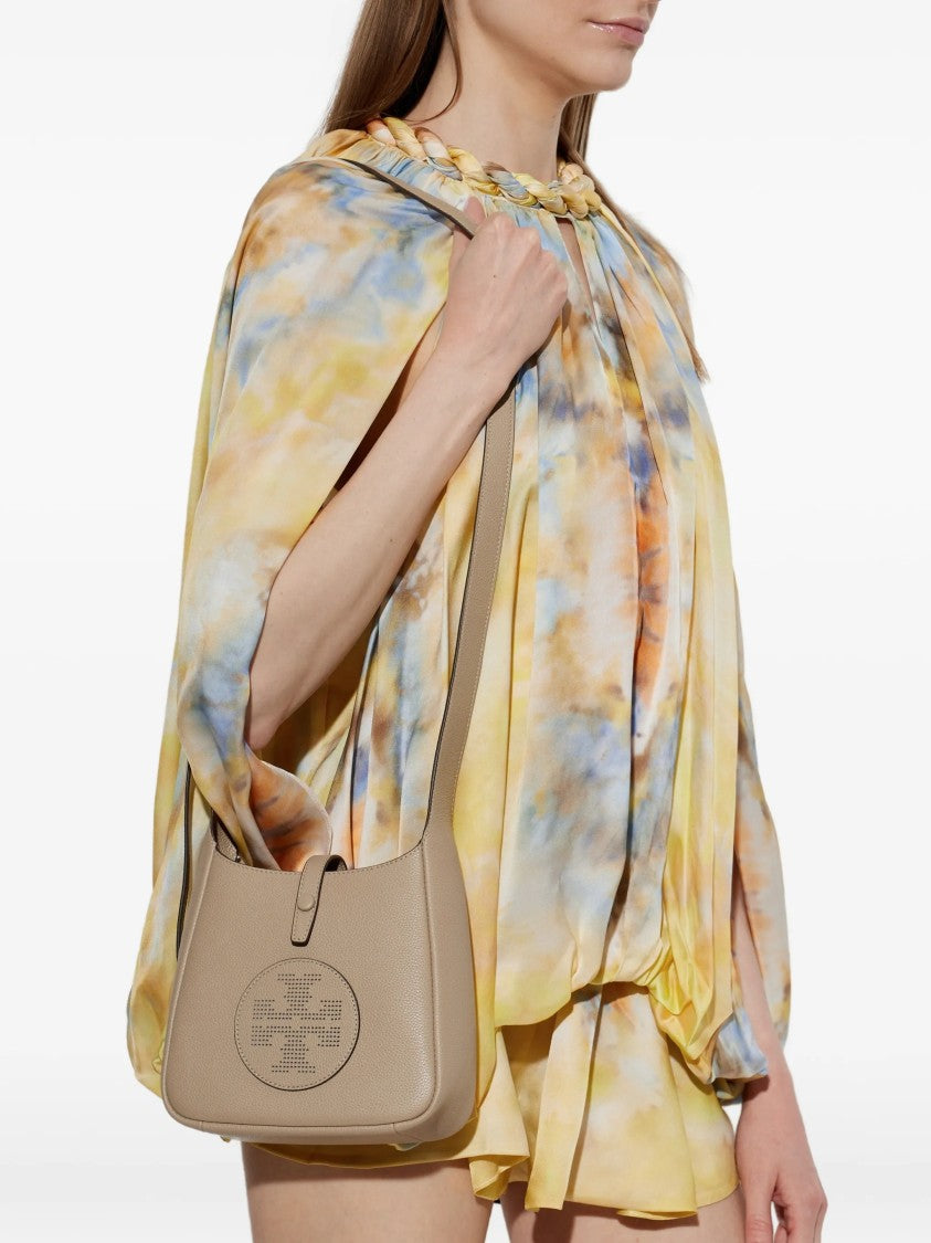 Tory Burch Miller Crossbody Pebbled Leather Bag