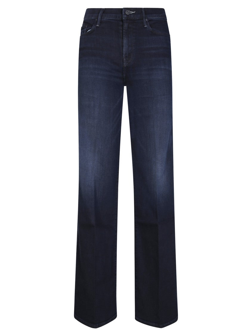 Mother Straight Fit Jeans With Slight Flare