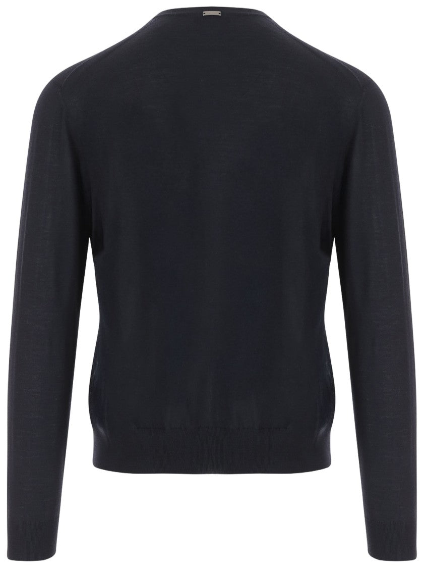 Herno Wool And Silk Knit Sweater