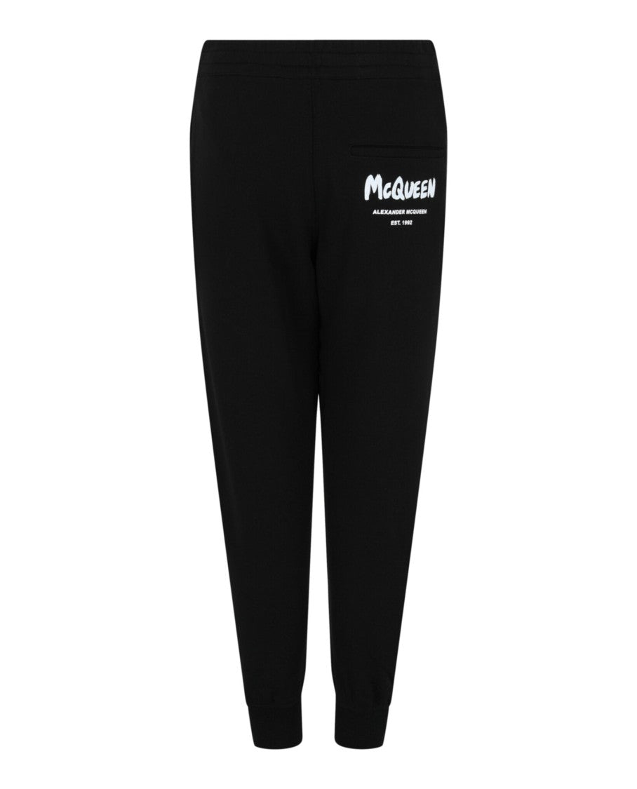Alexander Mcqueen Graffiti Logo-Print Joggers