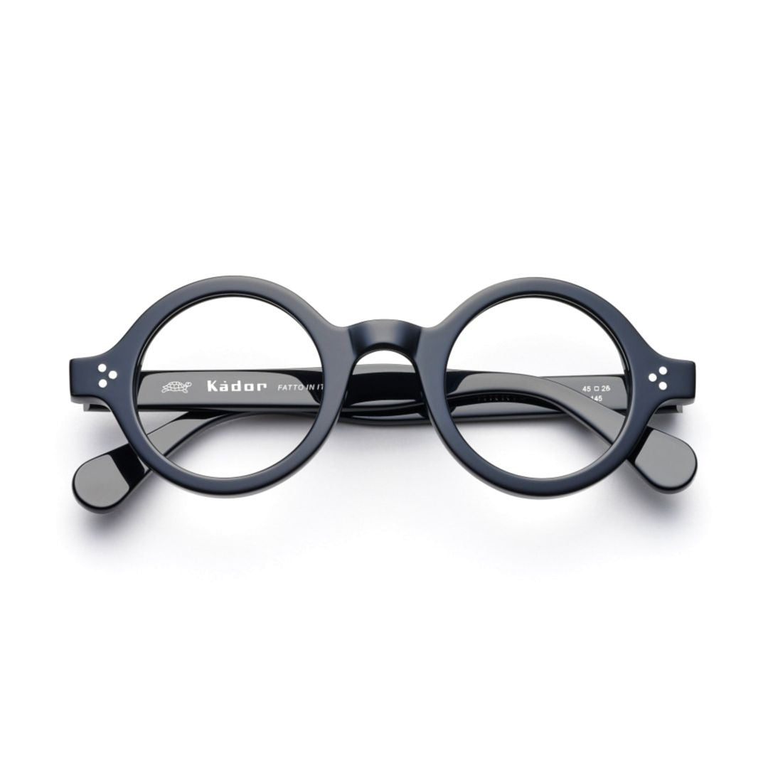 Kador Arkistar Bold Round Frame Eyeglasses With Glossy Finish