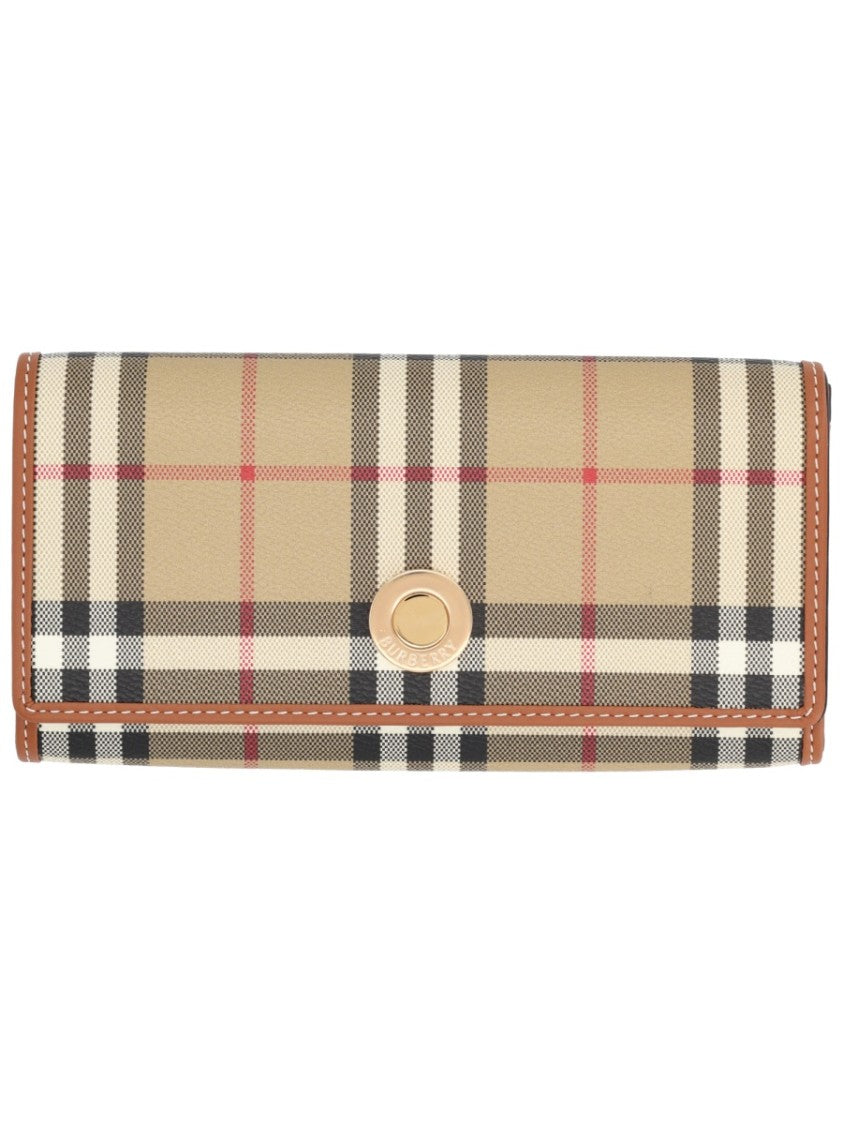 Burberry Continental Check Rectangular Wallet