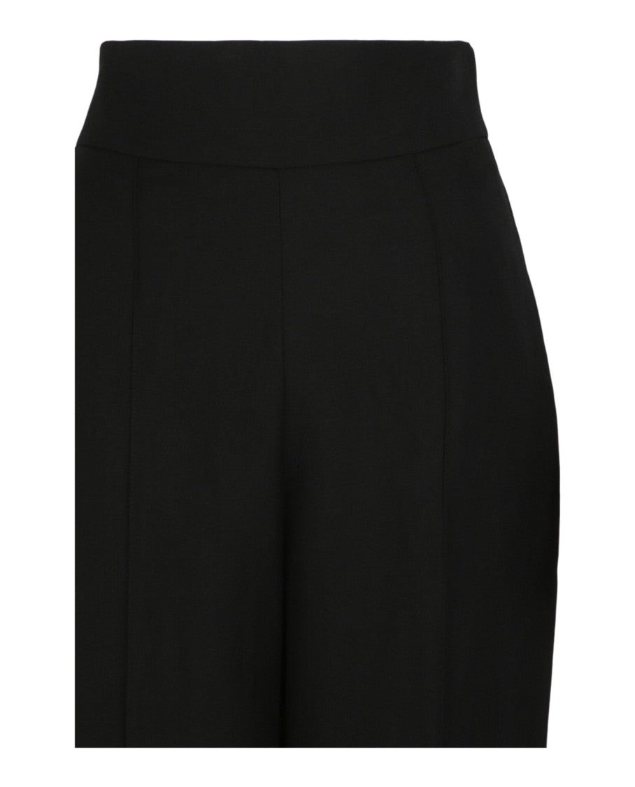 Ferragamo High-Rise Tailored Wide-Leg Pants With Stitched Detail