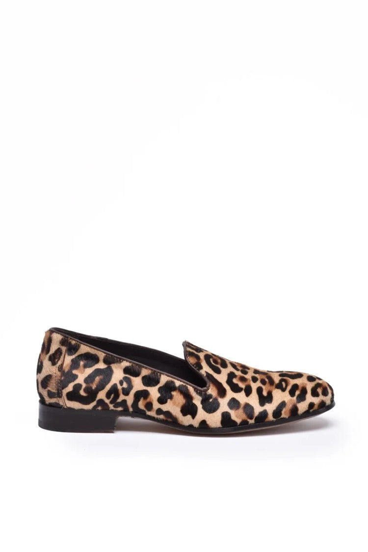 Migliore Leopard Print Pony Hair Loafer