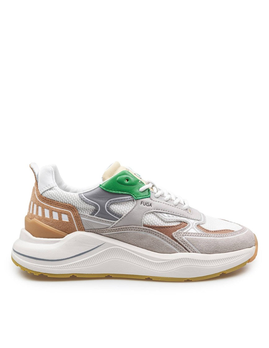 D.A.T.E Fuga Sneakers In Fabric And Suede