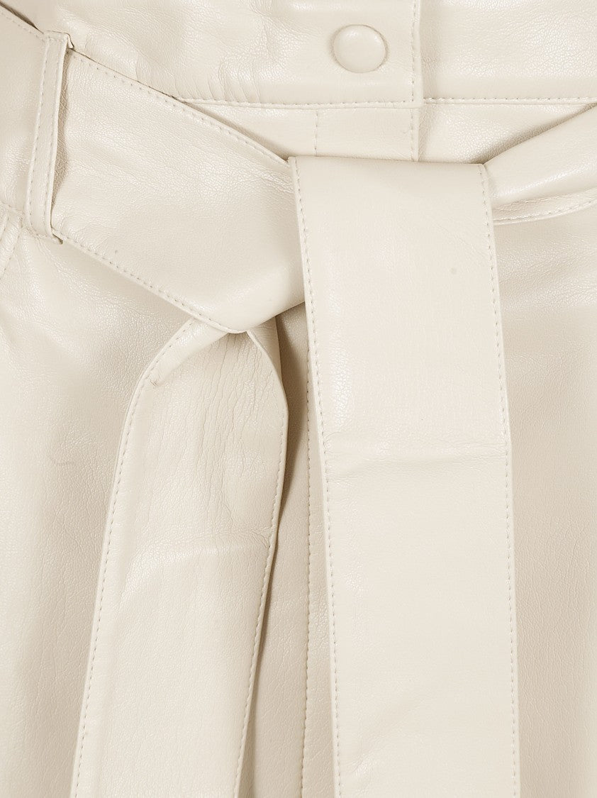 Nanushka Structured High-Waist Skirt