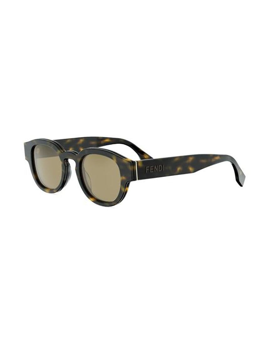 Fendi Tortoiseshell Fe40182i Classic Oval Sunglasses