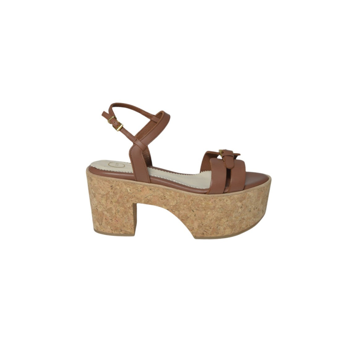 C Love Anna Platform Clogs In Leather