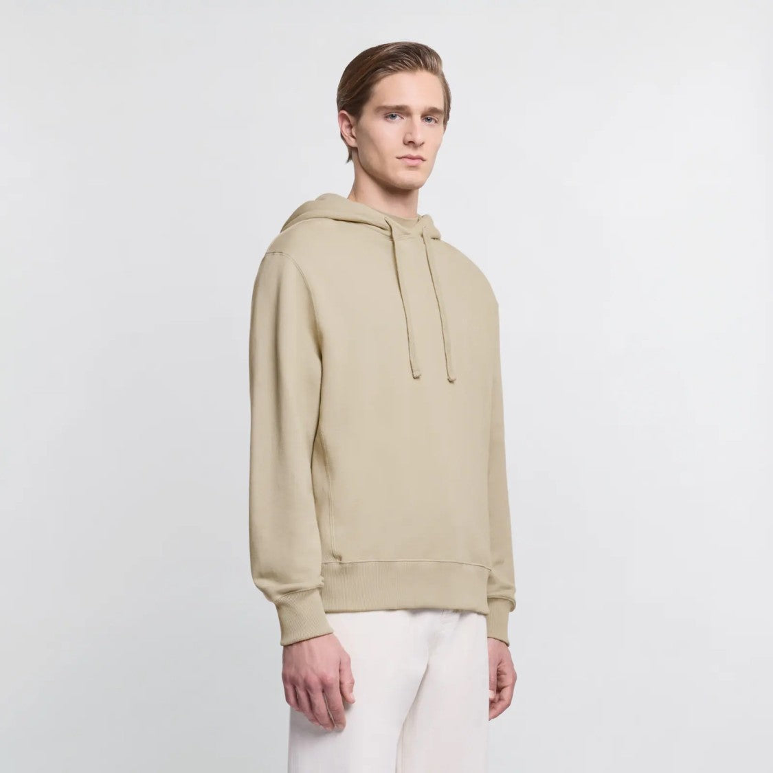 Hogan Ecru Hoodie Sweatshirt
