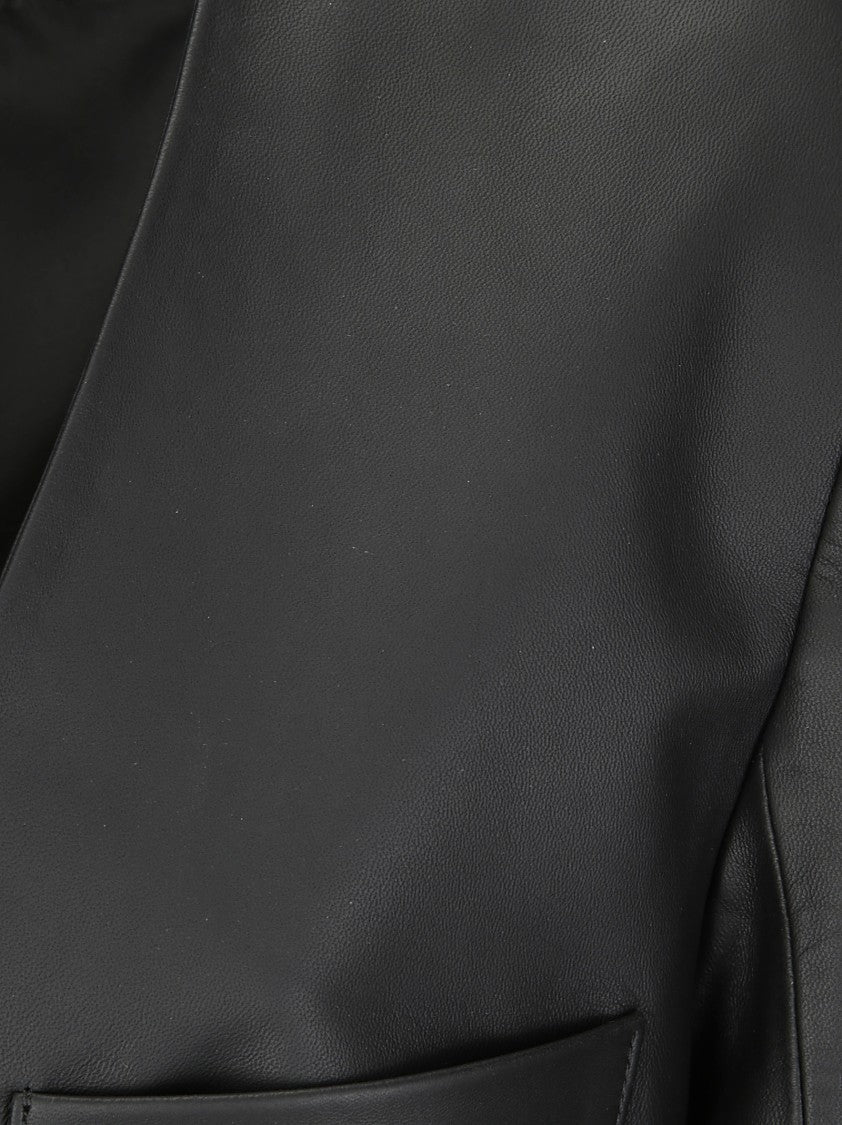 1972 Desa Leather Cardigan Blazer