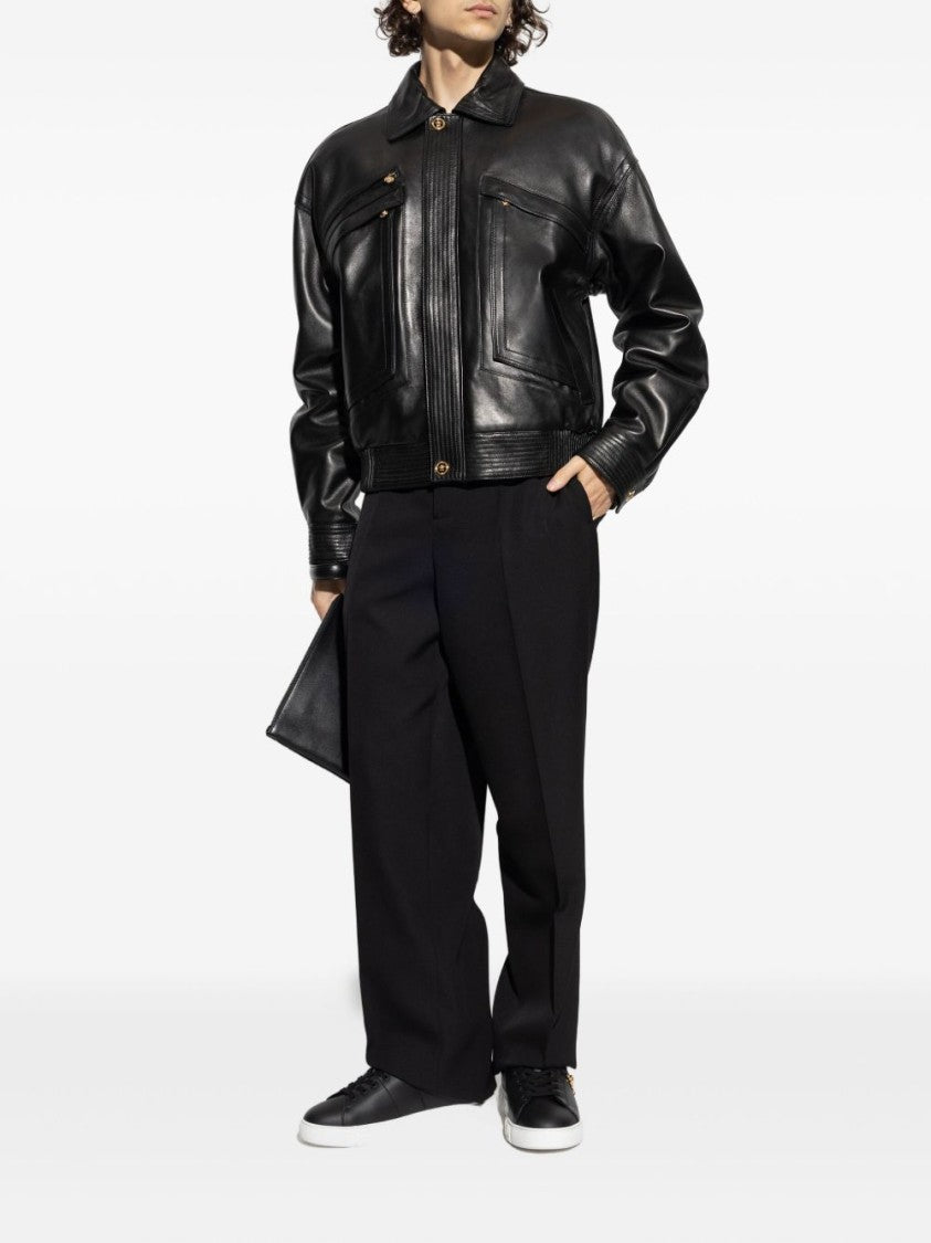 Versace Plongé Nappa Leather Jacket
