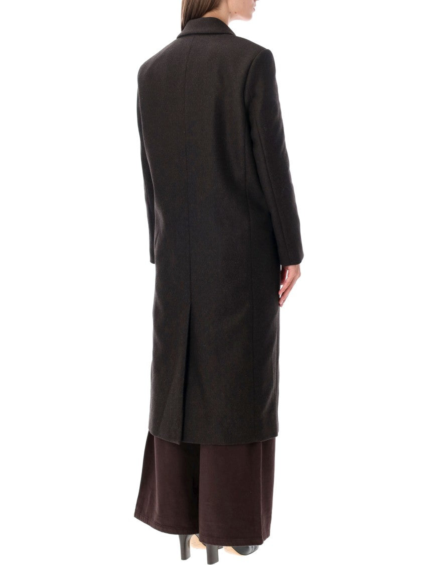 Sessùn Nara Double-Breasted Wide Lapel Coat