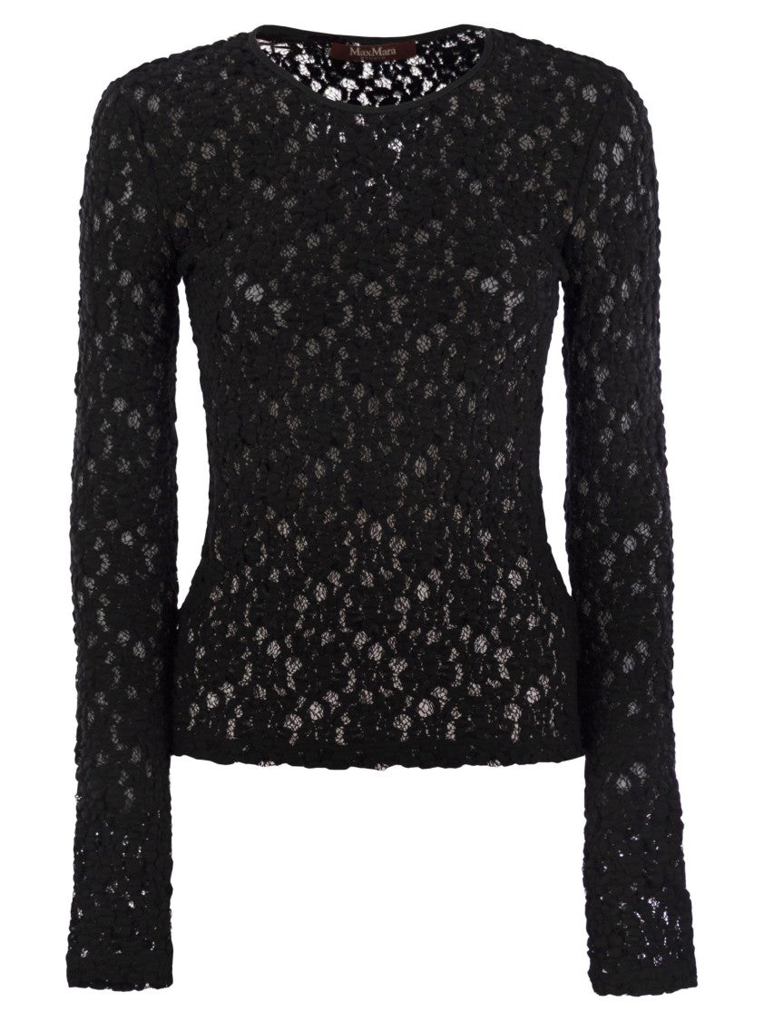 Max Mara Gennaio - Tight-Fitting Cloqué Lace Jersey