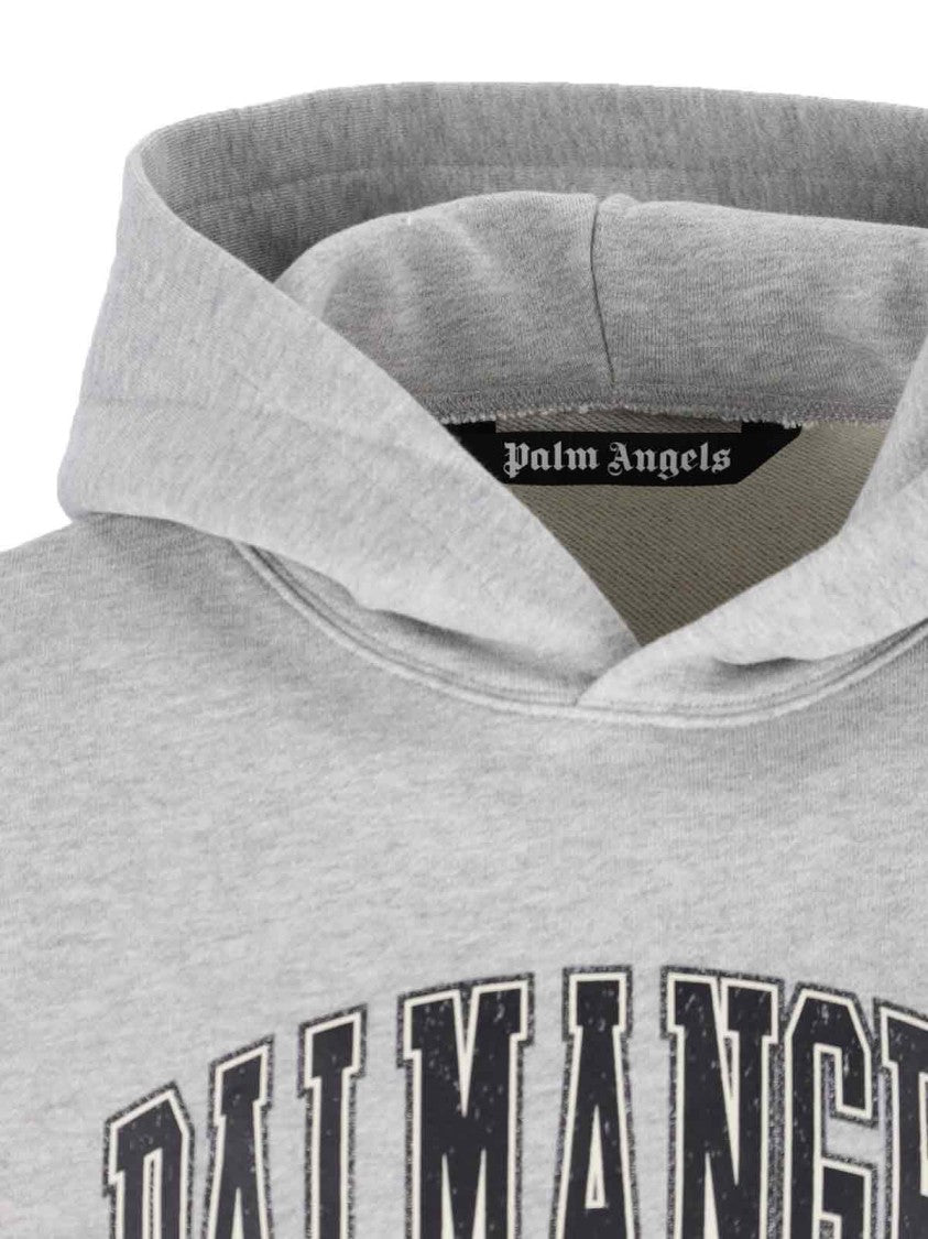 Palm Angels "College" Hoodie – Grey