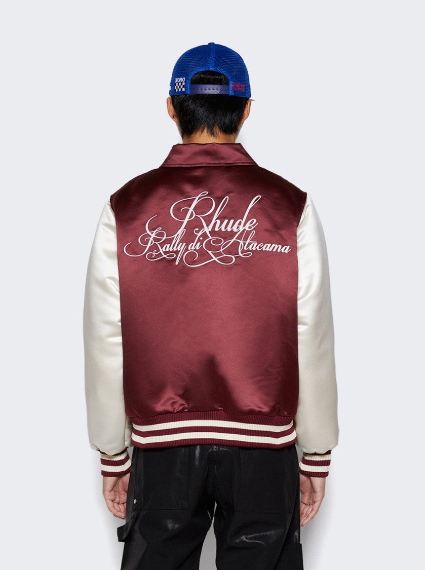 Rhude Satin Varsity Jacket