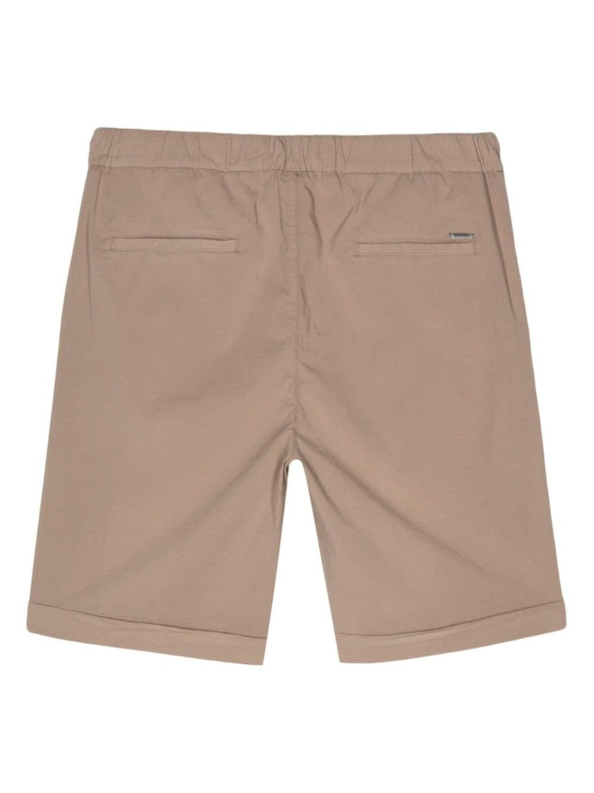 Peserico Beige Cotton Bermuda Shorts