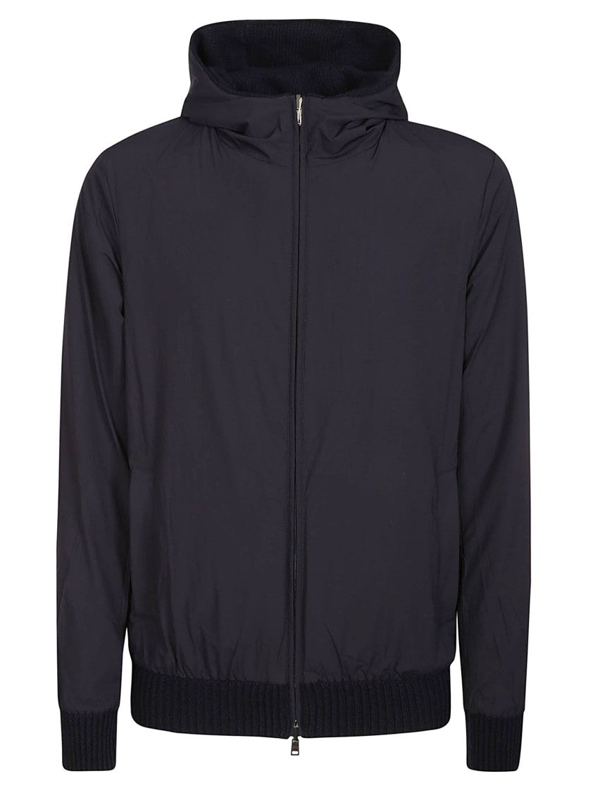 Herno Tailored Dual-Layer Wool Jacket With Textured Design