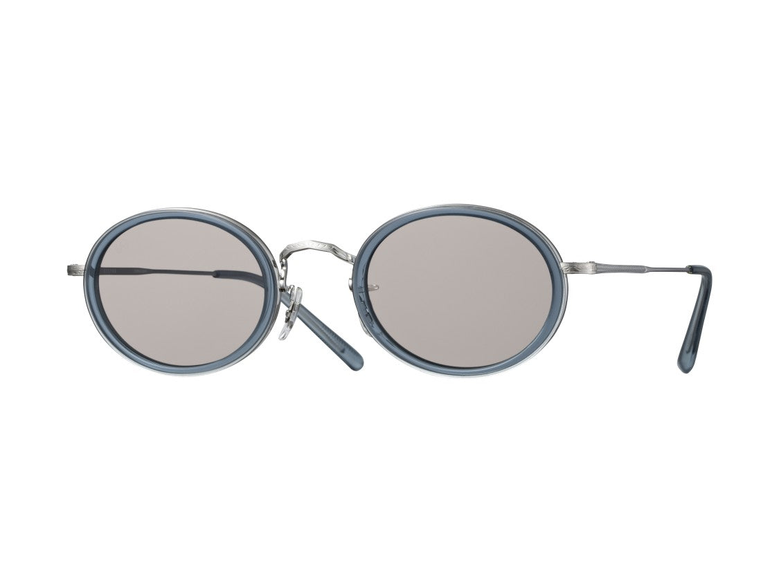 Eyevan E-0516 Thin Metal Round Sunglasses