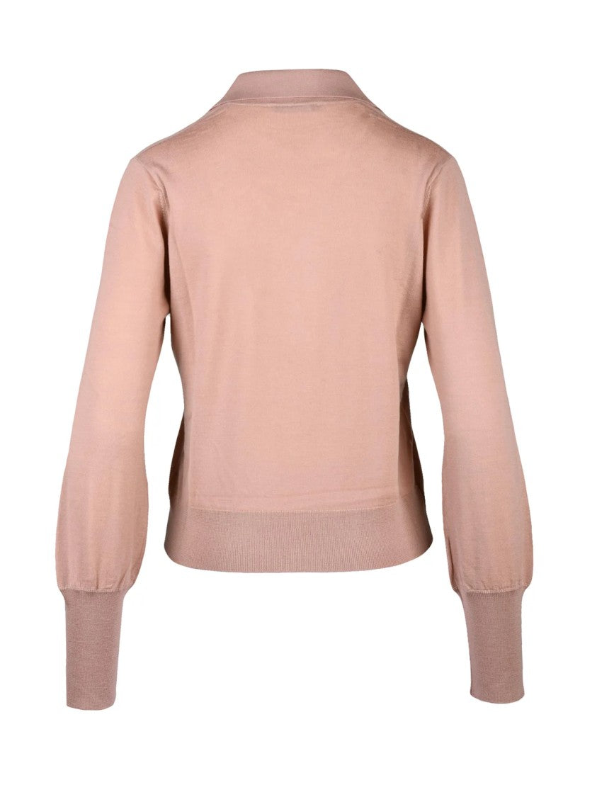 Kangra Short Polo Sweater In Extrafine Merino Wool
