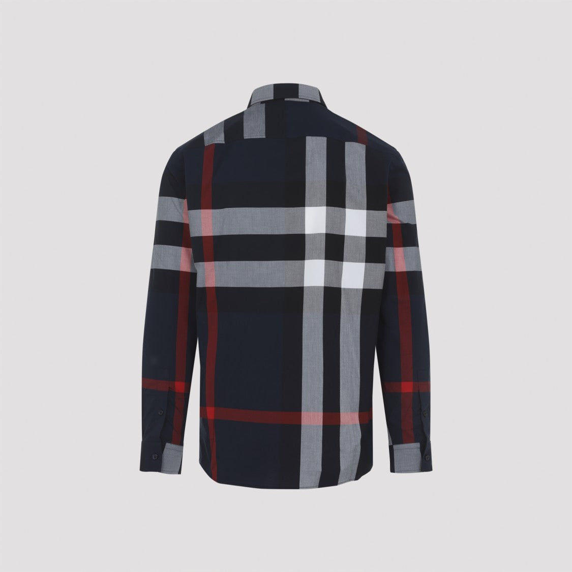 Burberry Summerton Navy Blue Cotton Shirt