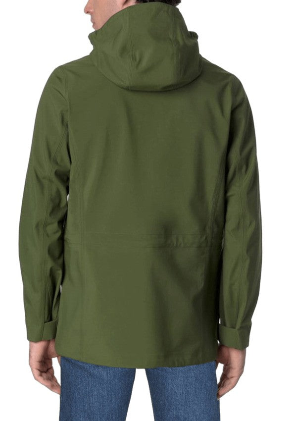 K-Way Three-Layered Casual Jacket With Detachable Hood