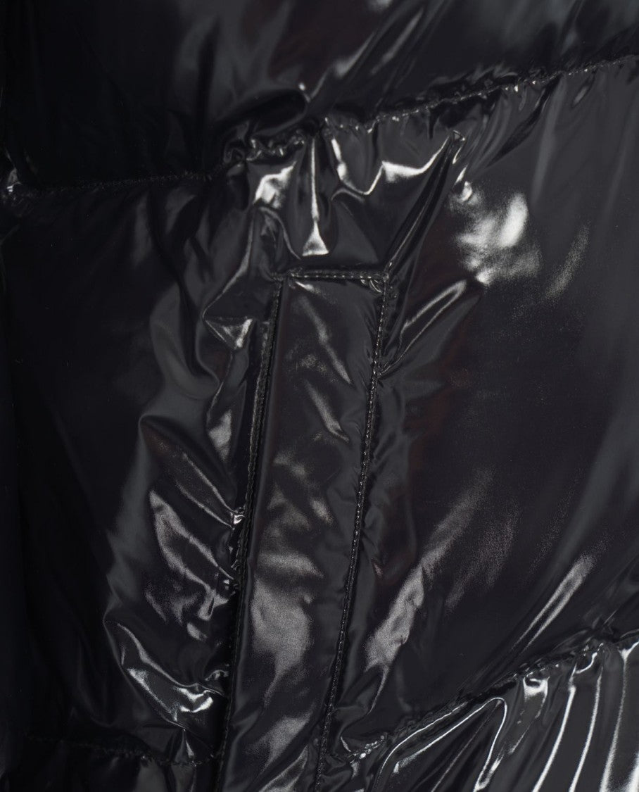 Pinko Quilted Puffer Jacket With Drawstring Hood