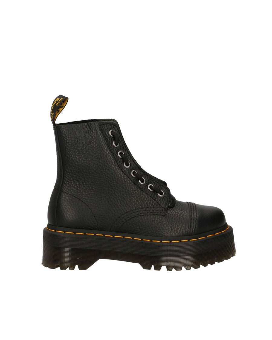 Dr. Martens Sinclair Black Milled Nappa Amphibian