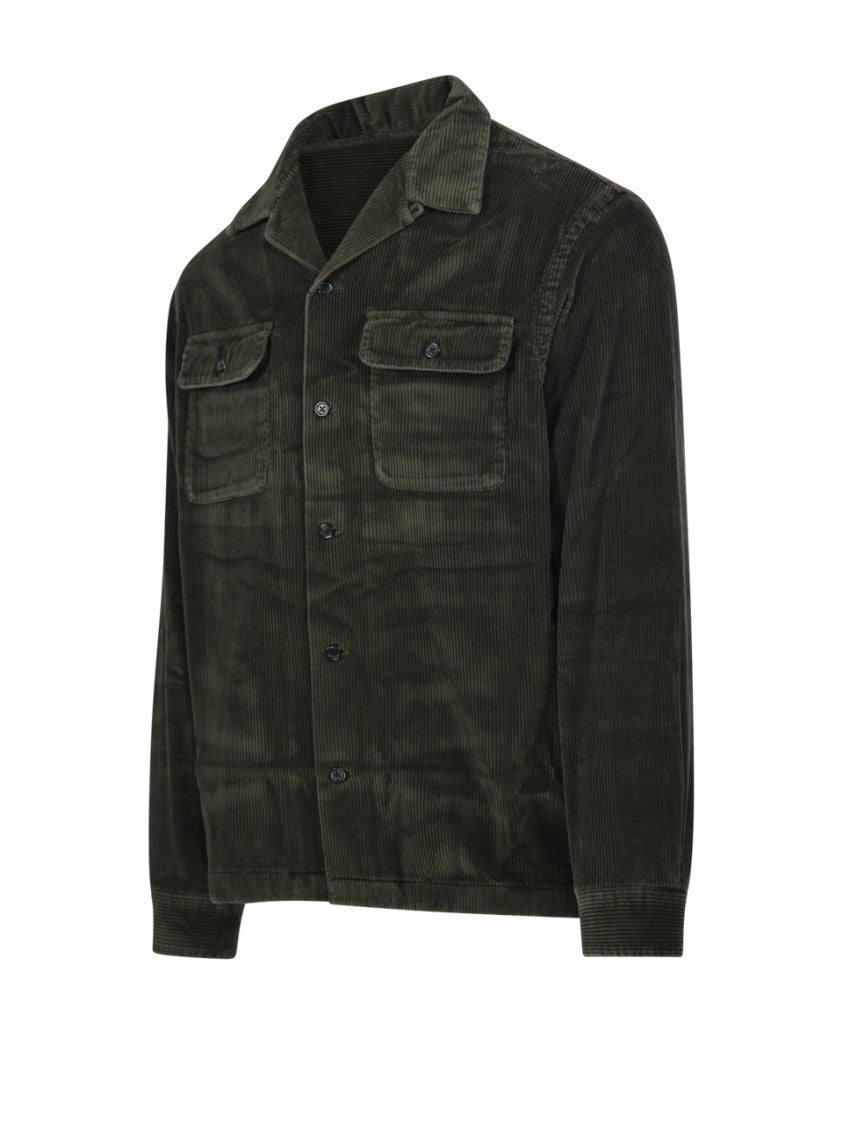 Polo Ralph Lauren Textured Long-Sleeve Corduroy Shirt